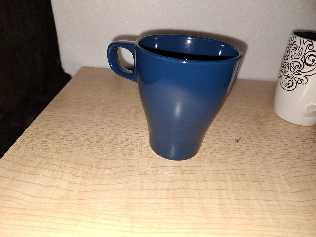 mok blauw, Maison & Meubles, Cuisine | Vaisselle, Enlèvement ou Envoi, Comme neuf, Mug