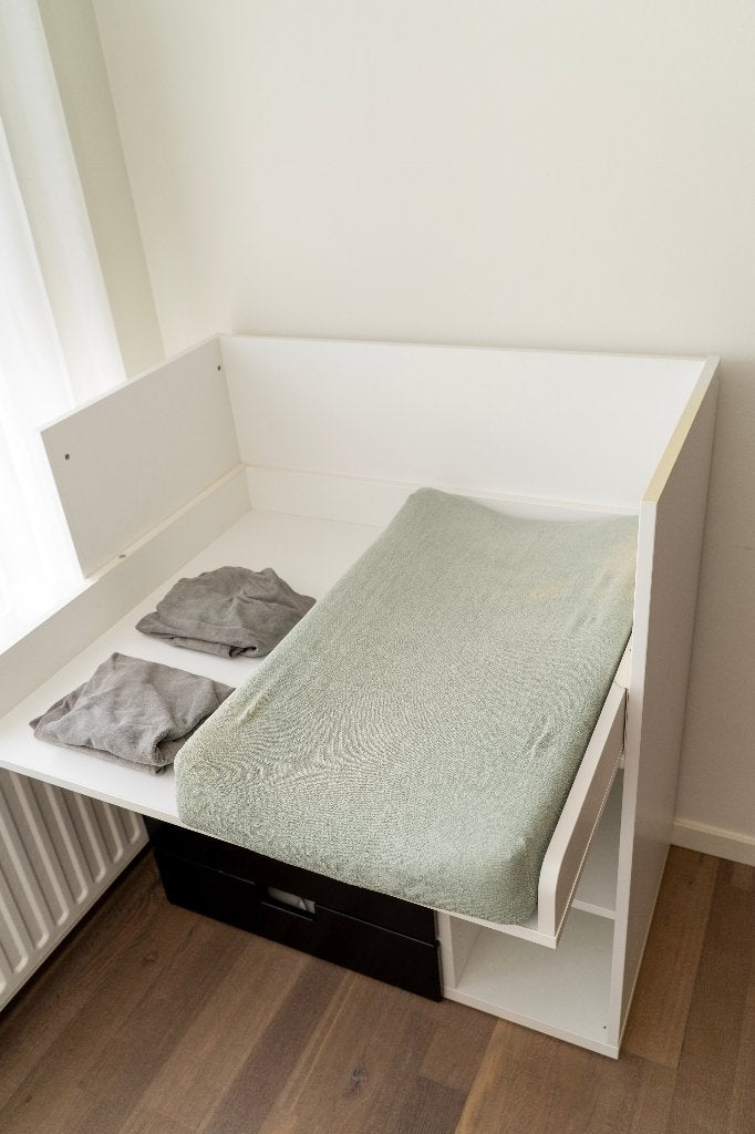 Verzorgingstafel mét passend kussen en drie hoezen, Kinderen en Baby's, Ophalen, 70 cm of meer, 105 cm of meer, Commode