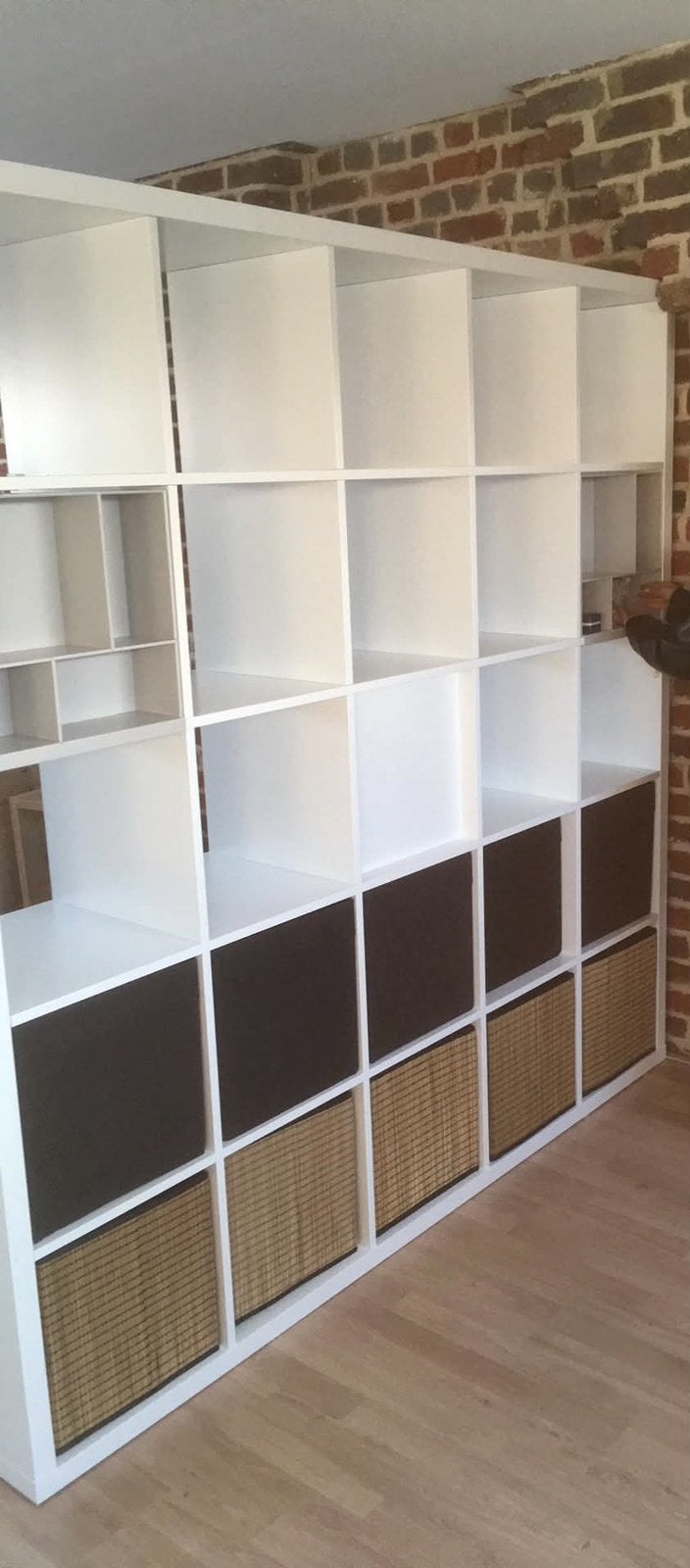 Witte kallaxkast ikea 5x5 te koop, Ophalen, 150 tot 200 cm, Zo goed als nieuw, 150 tot 200 cm