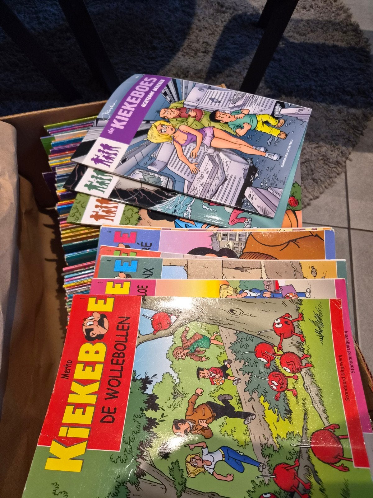 140 Kiekeboe strips, Boeken, Meerdere comics, Ophalen, Merho