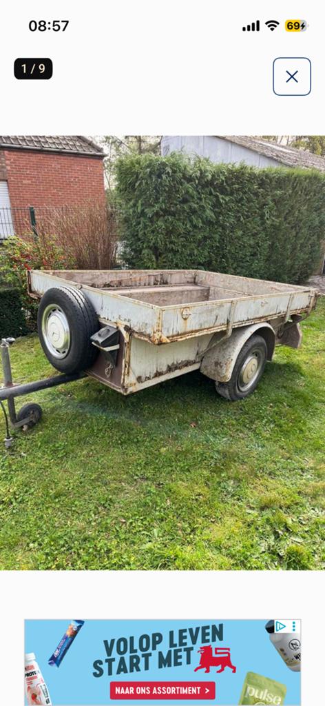 Aanhangwagen Westfalia, Autos : Divers, Remorques, Enlèvement, Utilisé