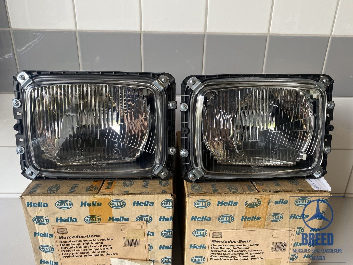 NOS koplamp L+R Hella Mercedes-Benz W601 W602 W611 T1 TN, Auto-onderdelen, -, Nieuw, Ophalen of Verzenden, -