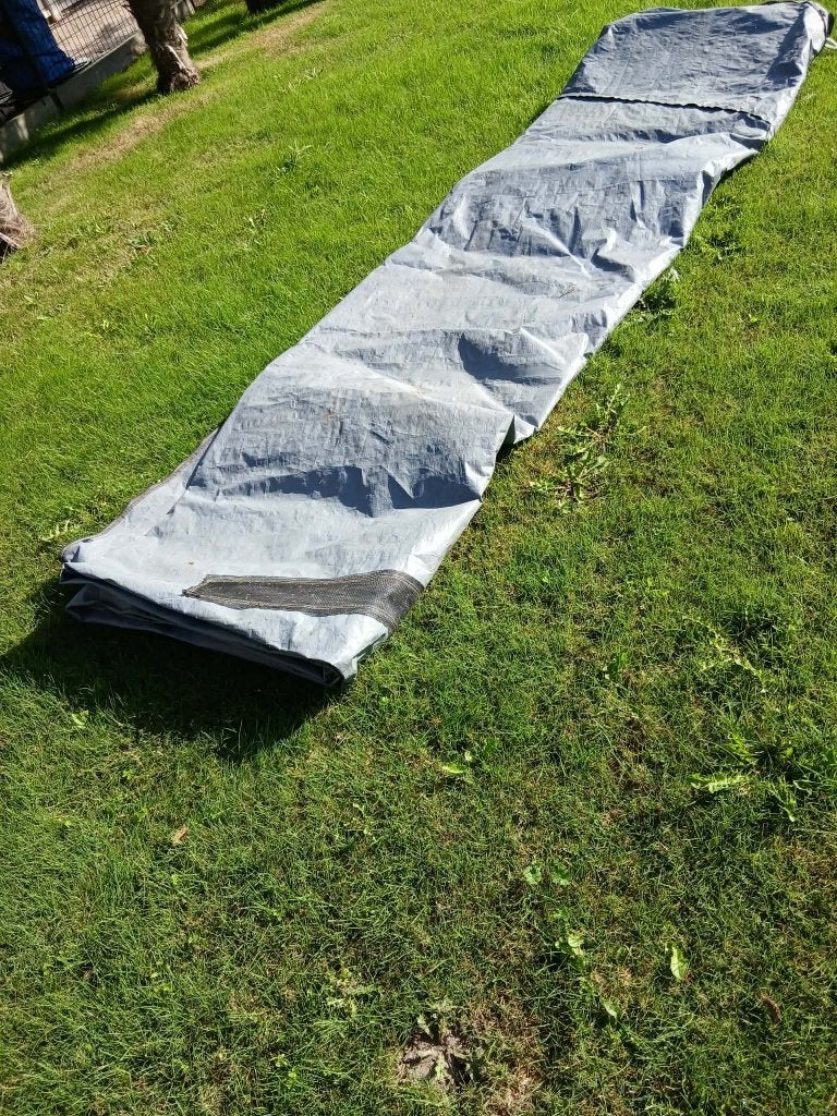 zeil voor zwembad, Tuin en Terras, Ophalen, Gebruikt, Rond