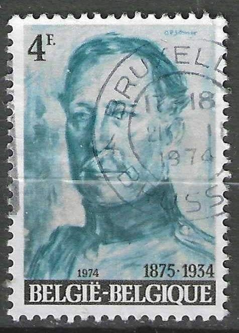 Belgique 1974 - Yvert 1697/OBP 1704 - Décès d'Alert Ie (ST), Timbres & Monnaies, Envoi, Affranchi, Oblitéré, Maison royale