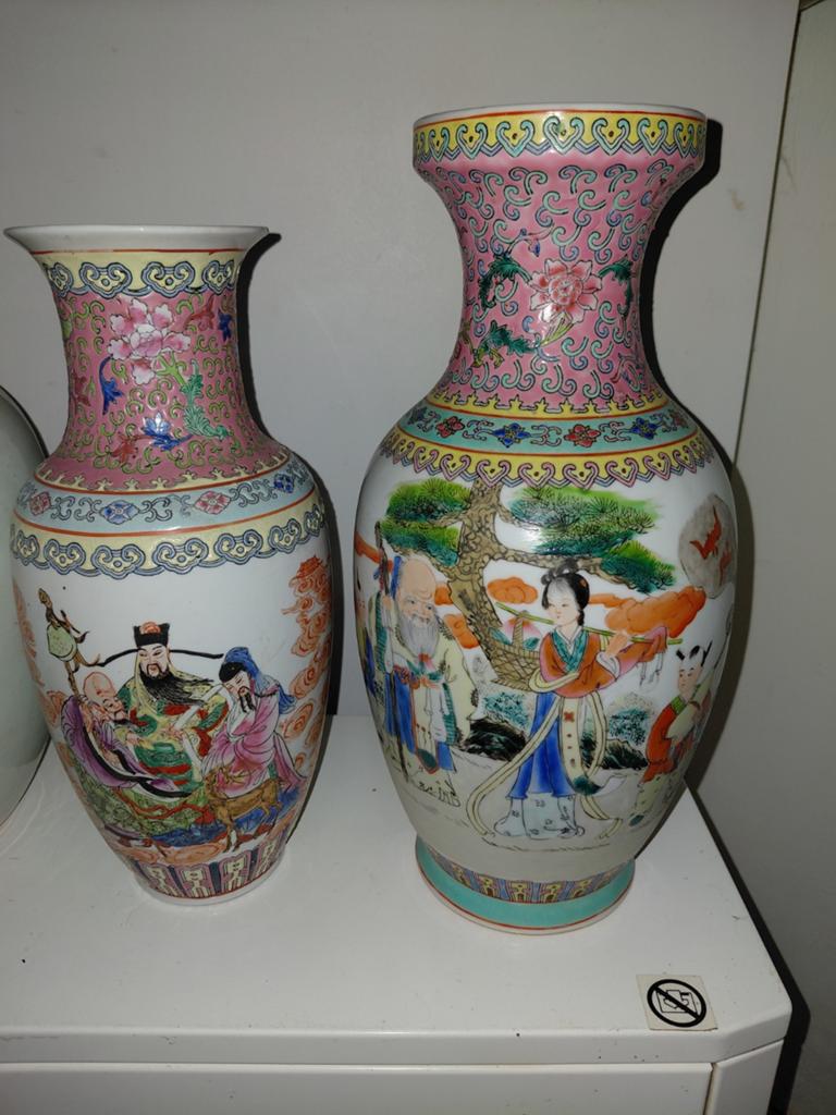 Oude Chinese vazen, Ophalen