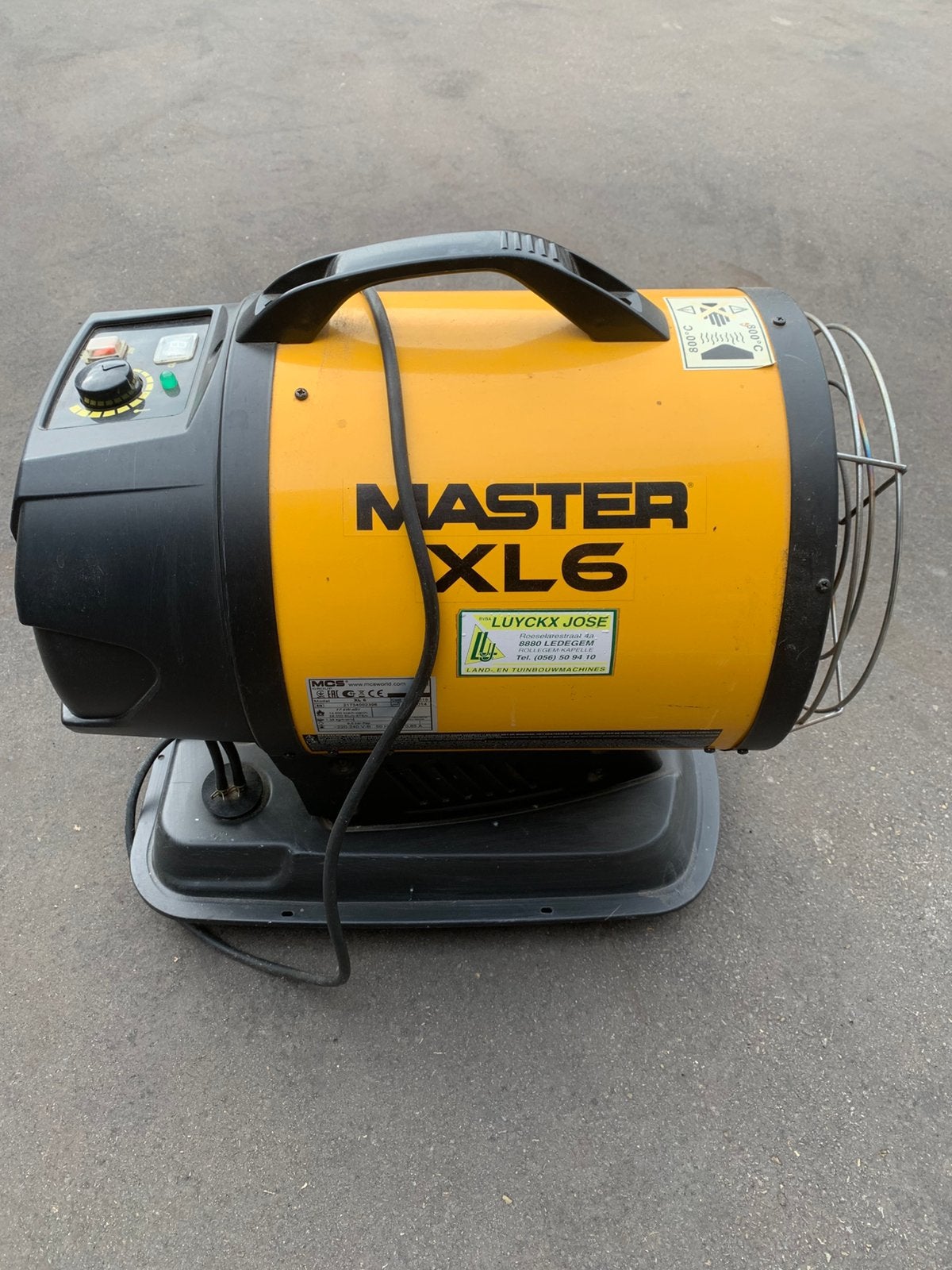 Master xl6, Ophalen, Zo goed als nieuw
