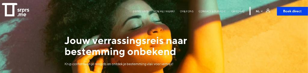 Surprise me (srprs.me) cadeaubon (500 + 250 EUR), Vakantie