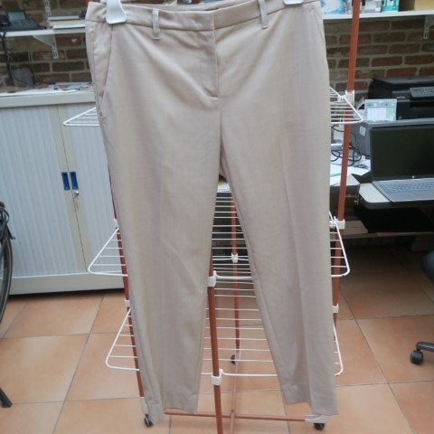 Broek beige fleece wol Fabiana Filippi mt 42 (it 46), Beige, Maat 42/44 (L), Nieuw, Ophalen of Verzenden