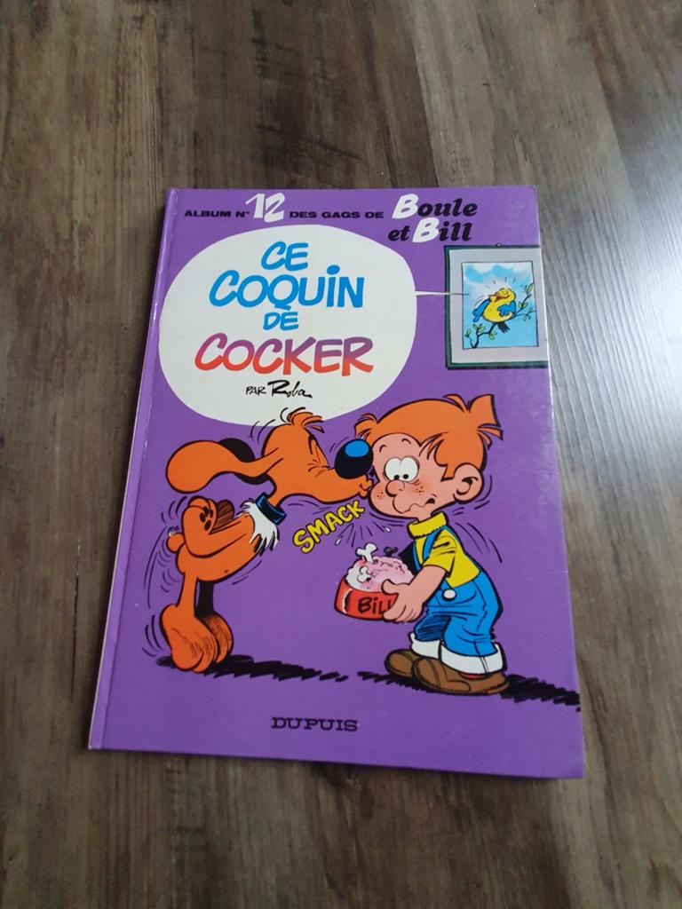 Boule et Bill ce coquin de cocker réédition 1977, Enlèvement ou Envoi