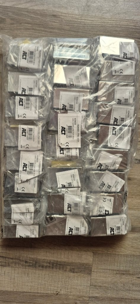 Boîte de jonction pour cable ethernet Cat6 LSA+, Informatique & Logiciels, Pc & Câble réseau, Neuf, Enlèvement ou Envoi