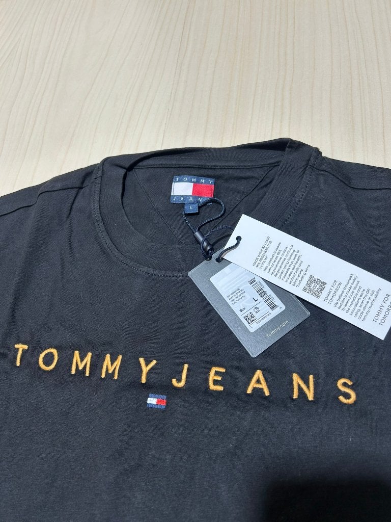 T-shirt Tommy Jeans, Maat L, Kleding | Heren, Maat 52/54 (L), Zwart, Nieuw, Ophalen of Verzenden