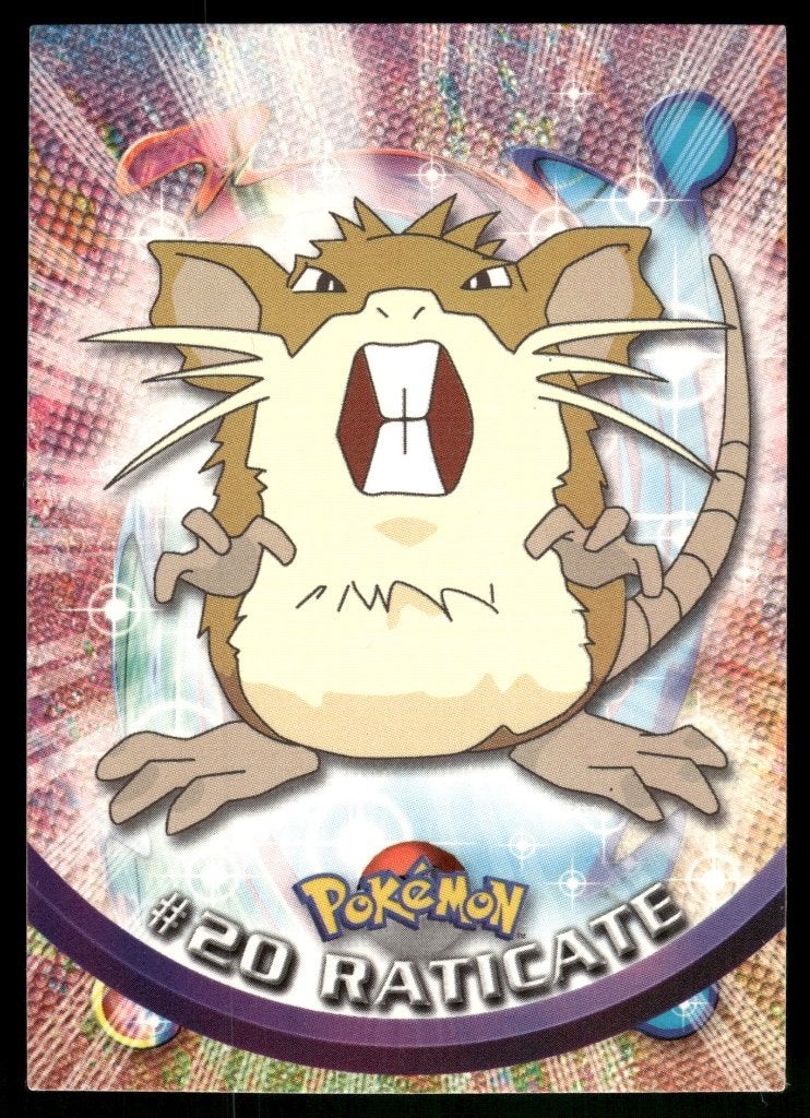 Raticate 20/144 - Topps Series 1 (EX), Verzenden, Gebruikt