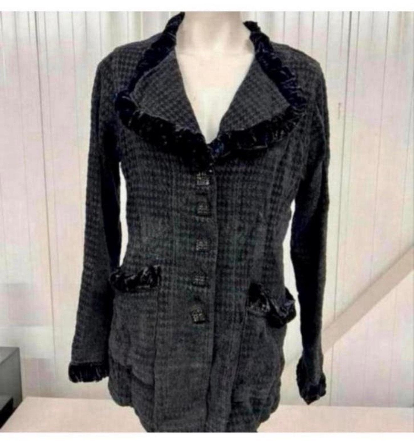 Vintage Jacket Blazer Out of xile engeland zwart jasje jack, Kleding | Dames, Jasjes, Kostuums en Pakken, Ophalen of Verzenden