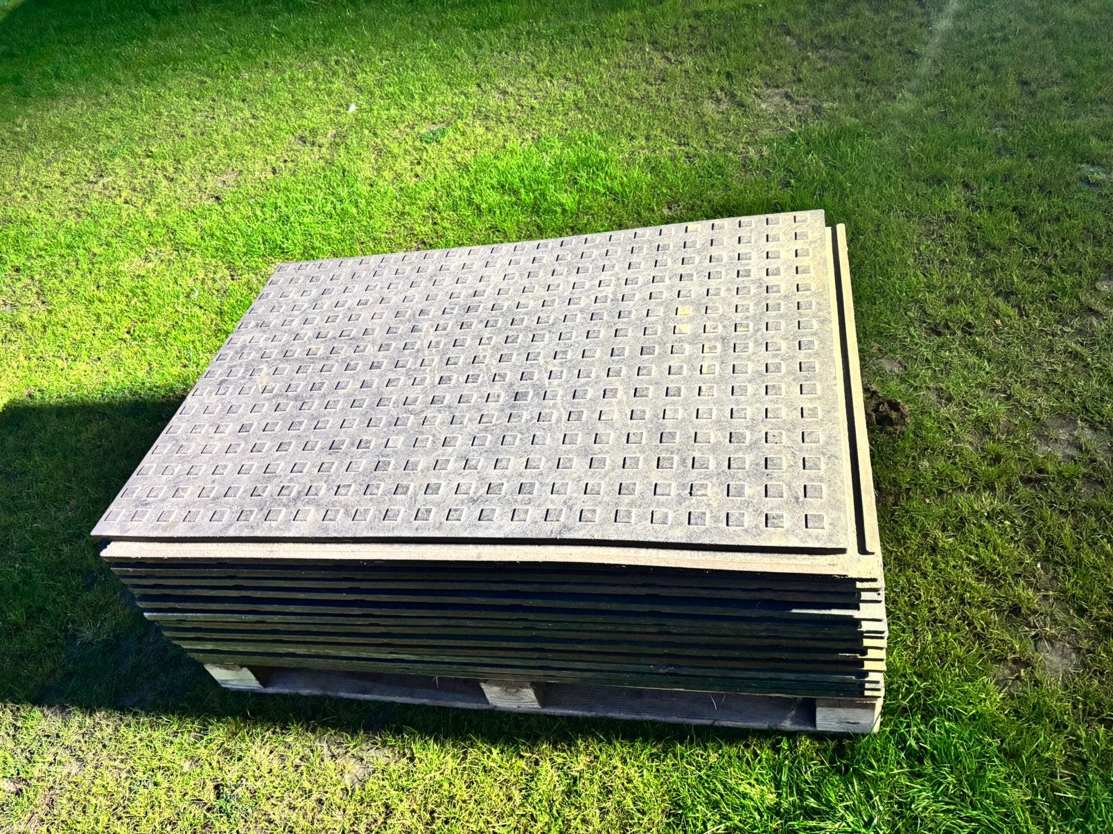Gebruikte kunststof rijplaten 120 cm x 80 cm, Ophalen