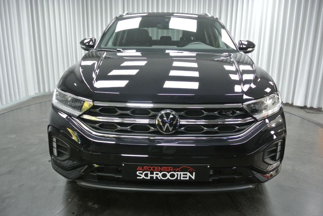 Volkswagen T-Roc R-line 1.5 TSI DSG 150 PK (bj 2025), Auto's, Stof, Adaptive Cruise Control, Zwart, Bedrijf