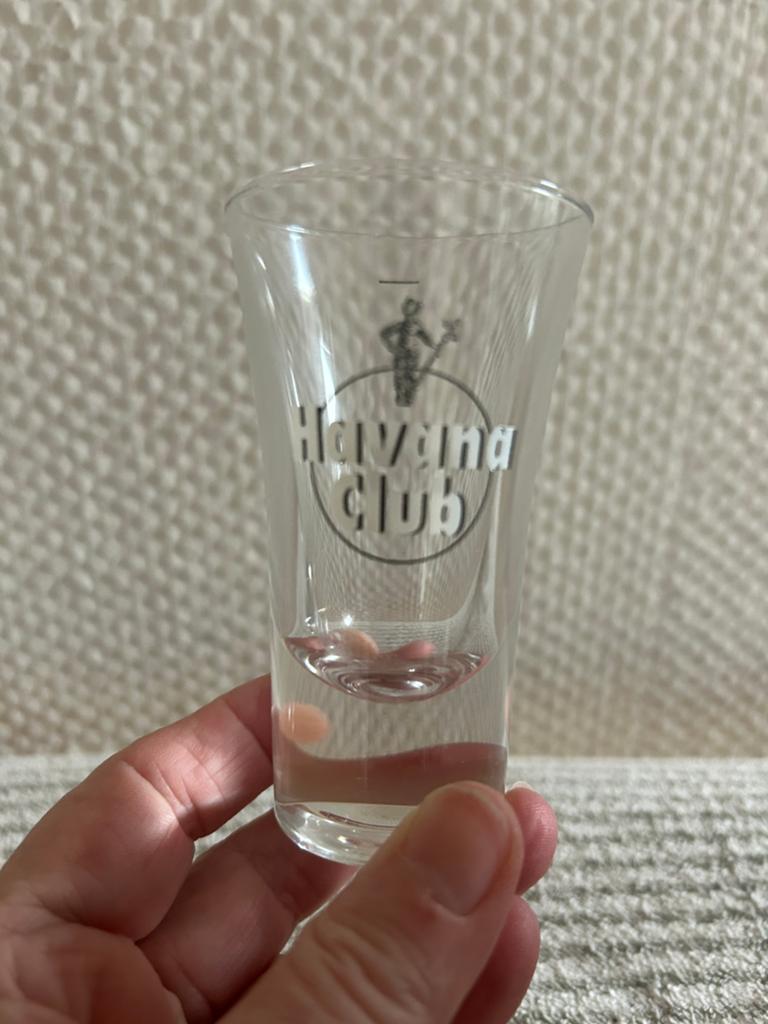Glaasje Havana Club H9cm, Verzamelen, Ophalen, Nieuw