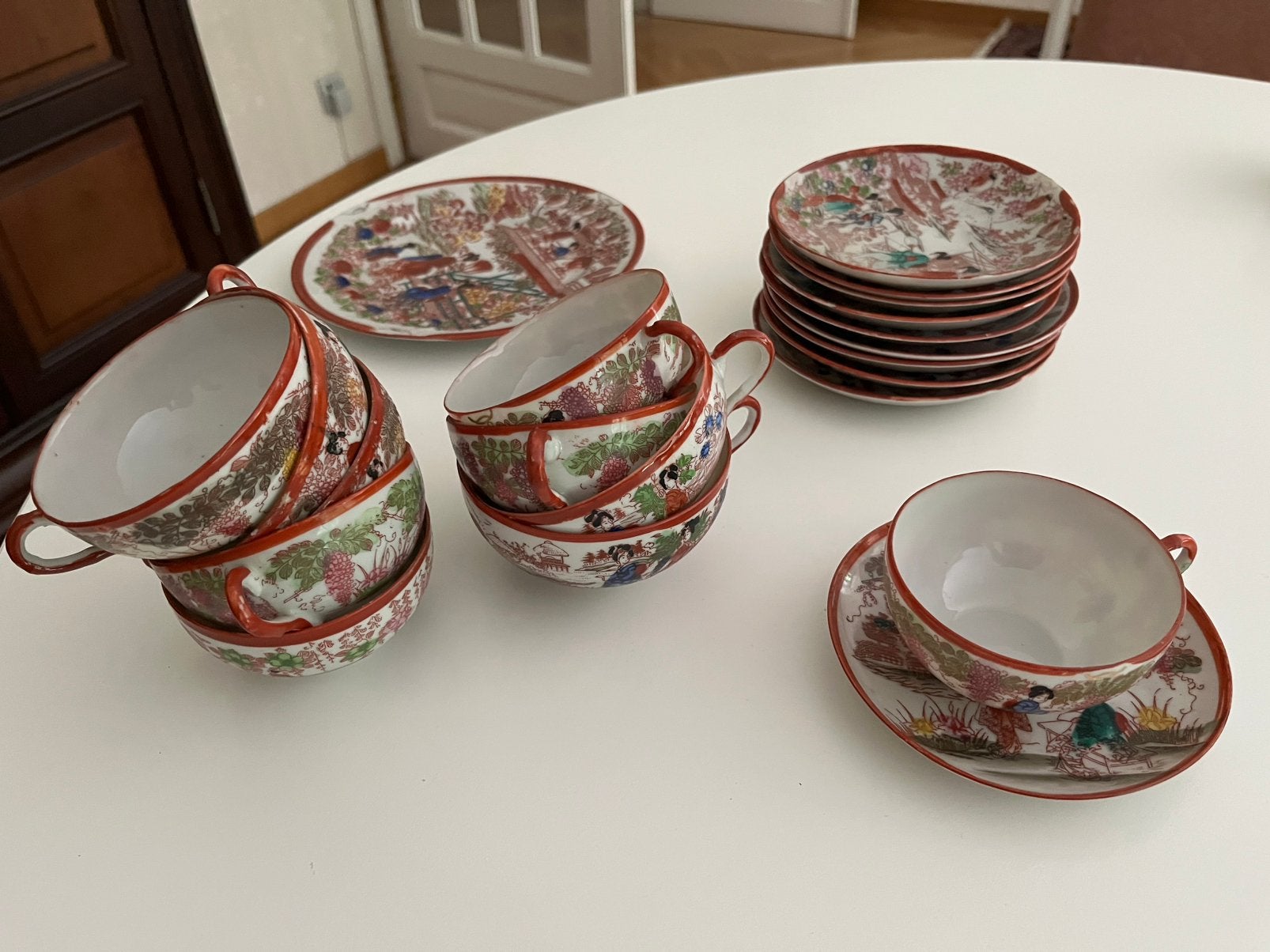 Service chinois ancien, Ophalen