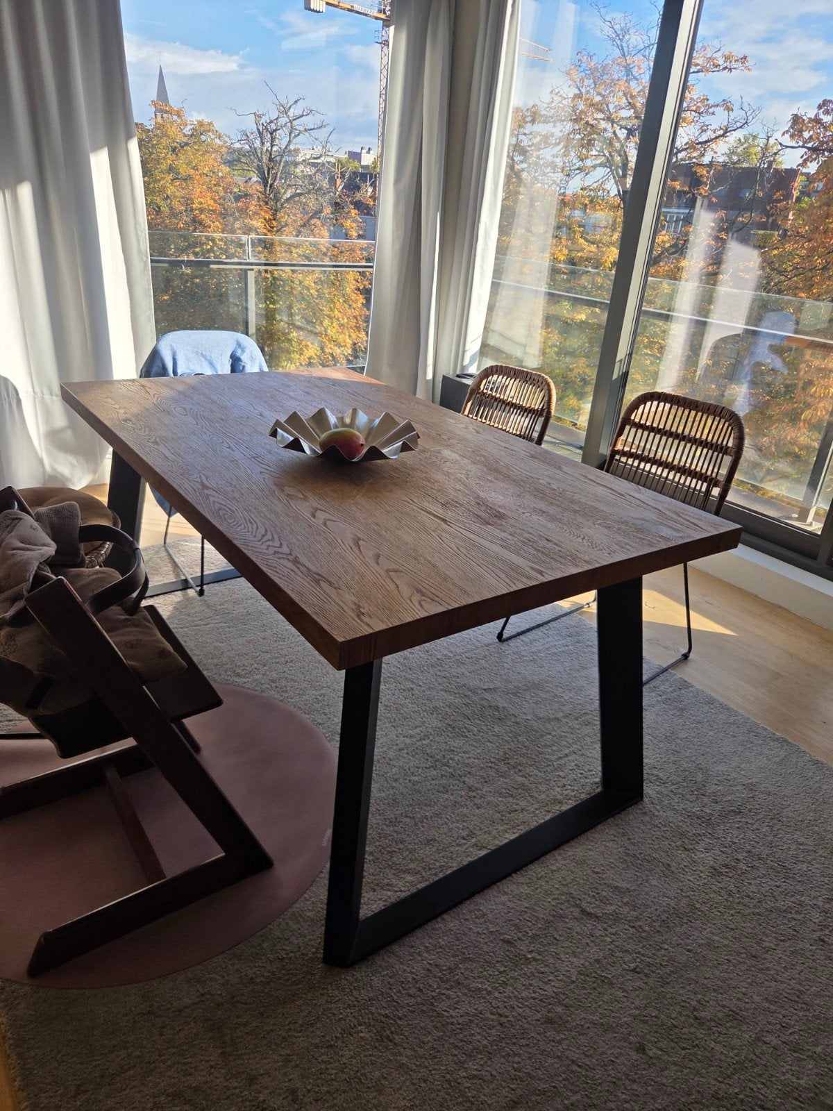 tafel, Huis en Inrichting, Ophalen, Gebruikt, Vier personen, Eikenhout