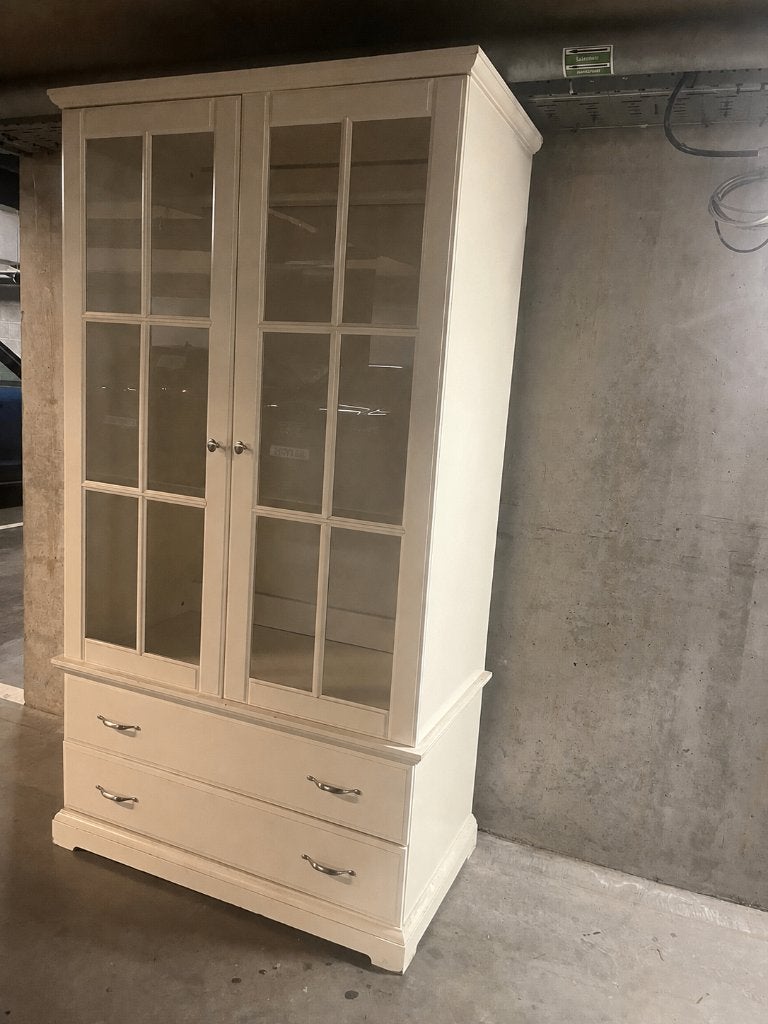 Armoire blanc à donner, 100 à 150 cm, Enlèvement, Utilisé, 200 cm ou plus