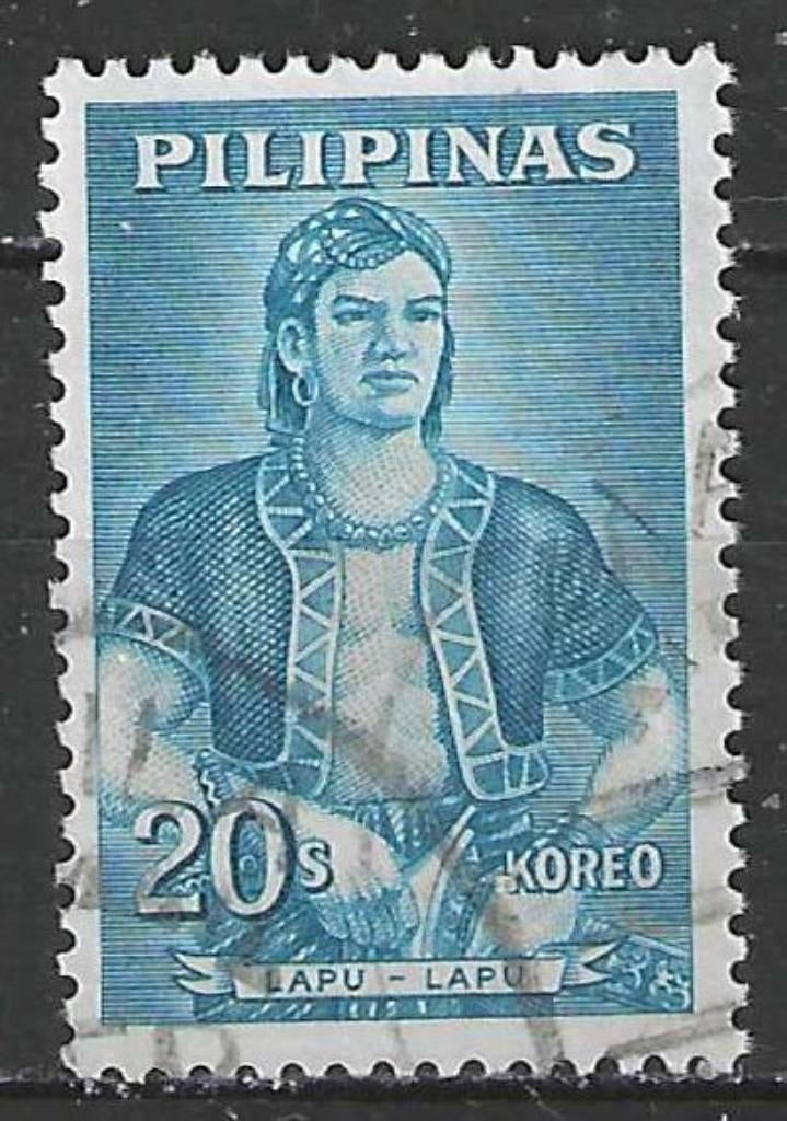 Philippines 1962/1964 - Yvert 542 - Lapu-Lapu (ST), Envoi, Affranchi