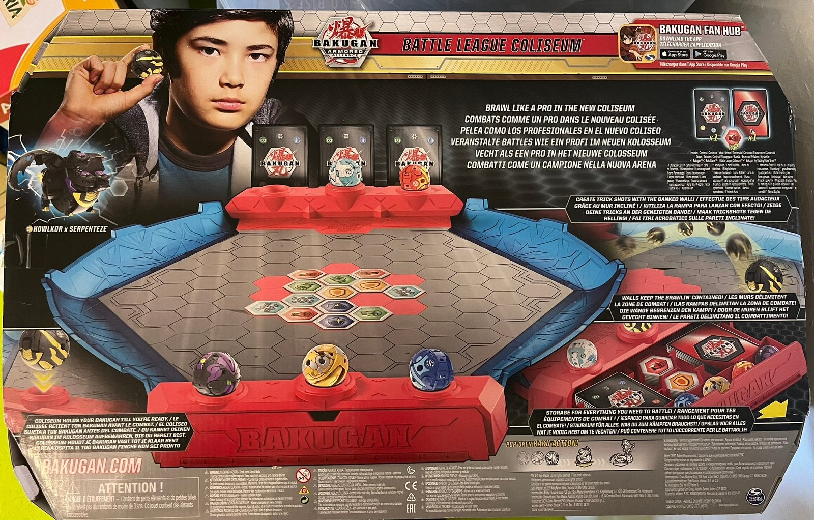 Bakugan battle arena met extra bakugans, Enlèvement, Comme neuf