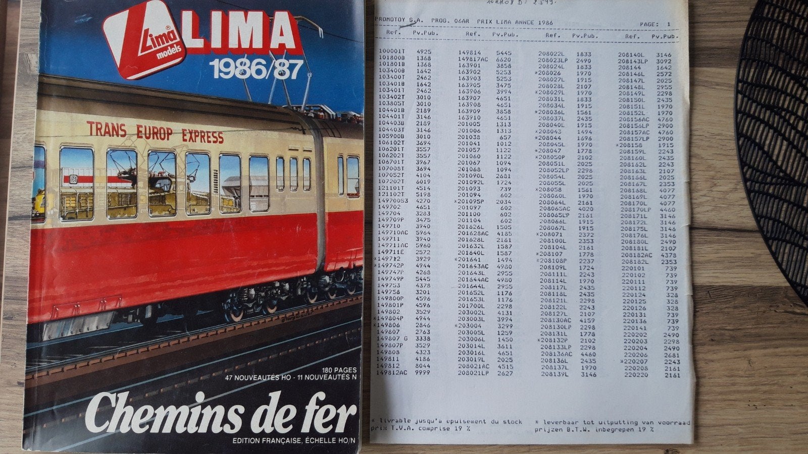Lima catalogus met prijslijst, Ophalen of Verzenden, Lima