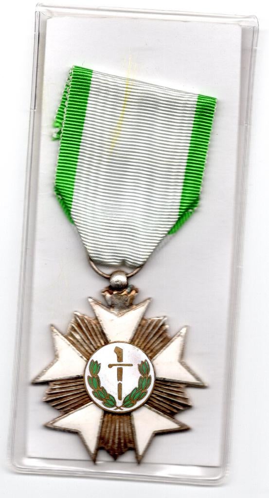 Med. Burgerlijke Invaliden van Leger en Rijkswacht, Collections, Objets militaires | Général, Envoi, Armée de terre, Ruban, Médaille ou Ailes
