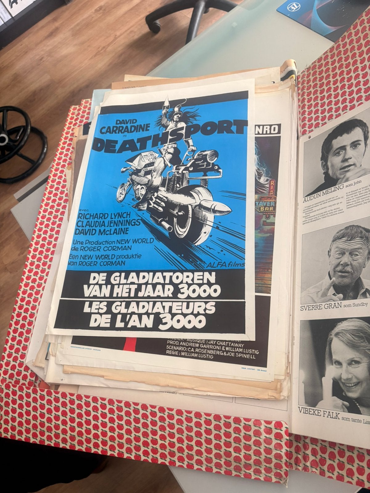 Lot de posters vintage ancienne, Enlèvement, Comme neuf