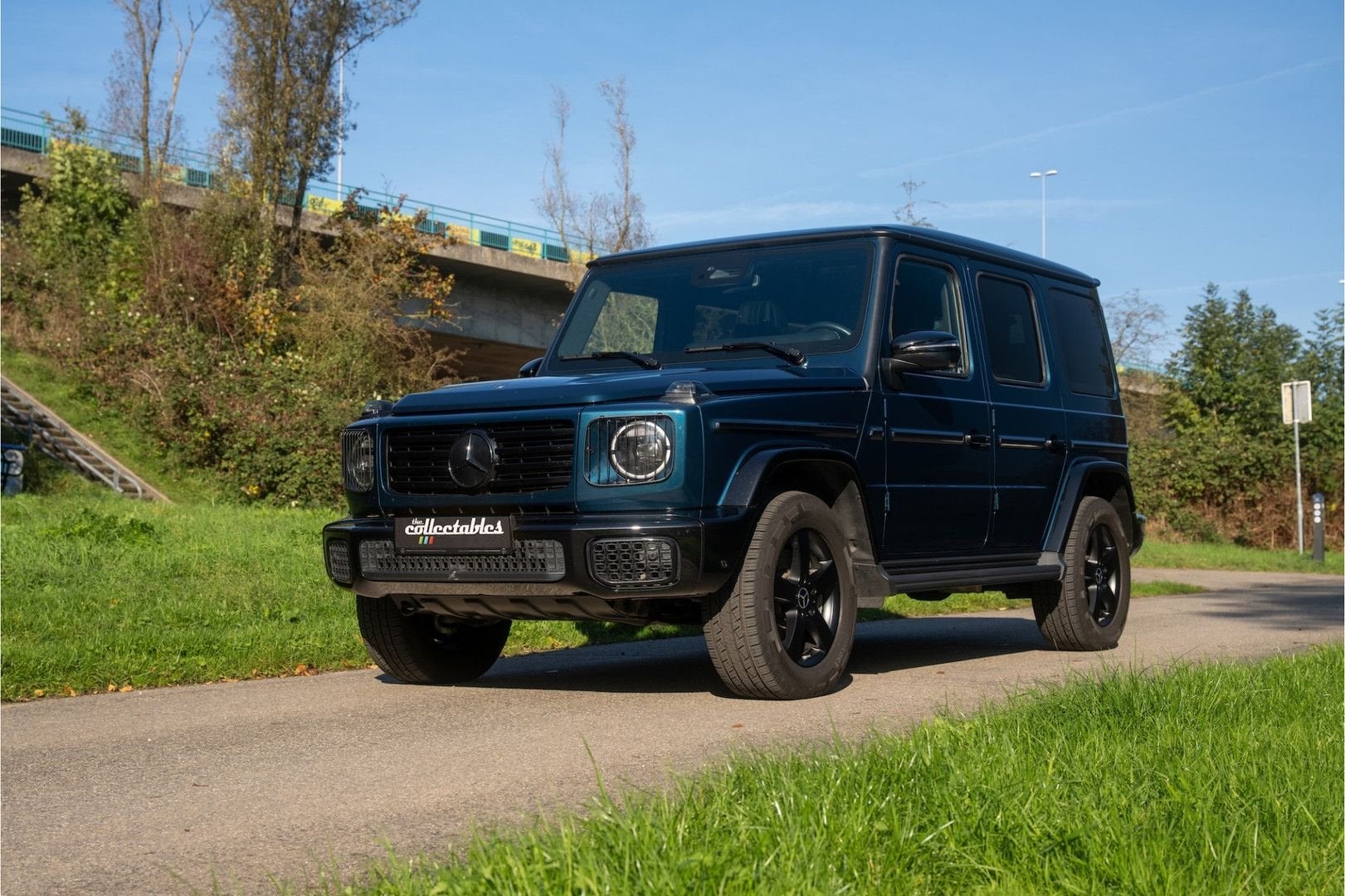 Mercedes-Benz G 450 d, Auto's, Automaat, Zwart, Blauw, Bedrijf