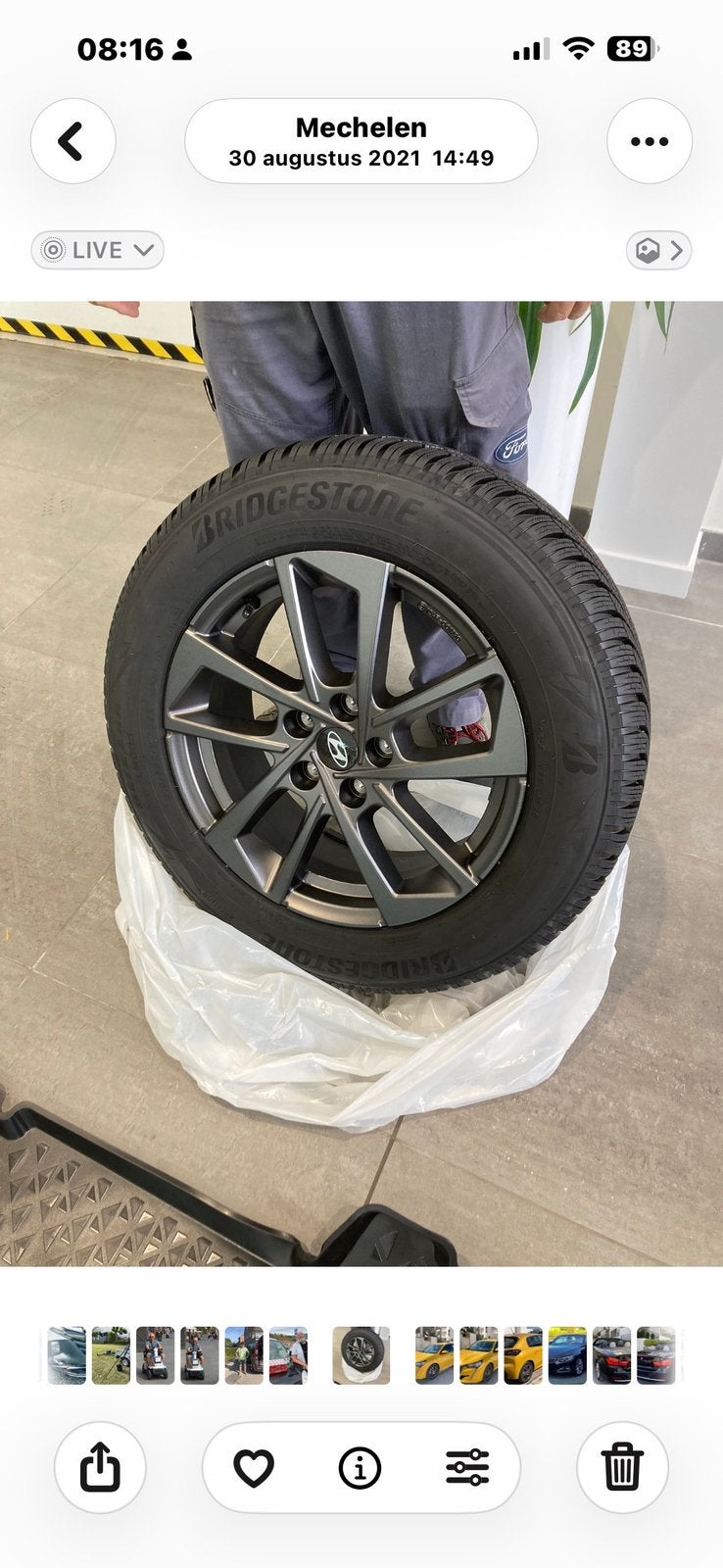 Winterbanden Hyundai Tucson, Auto-onderdelen, Ophalen, Winterbanden