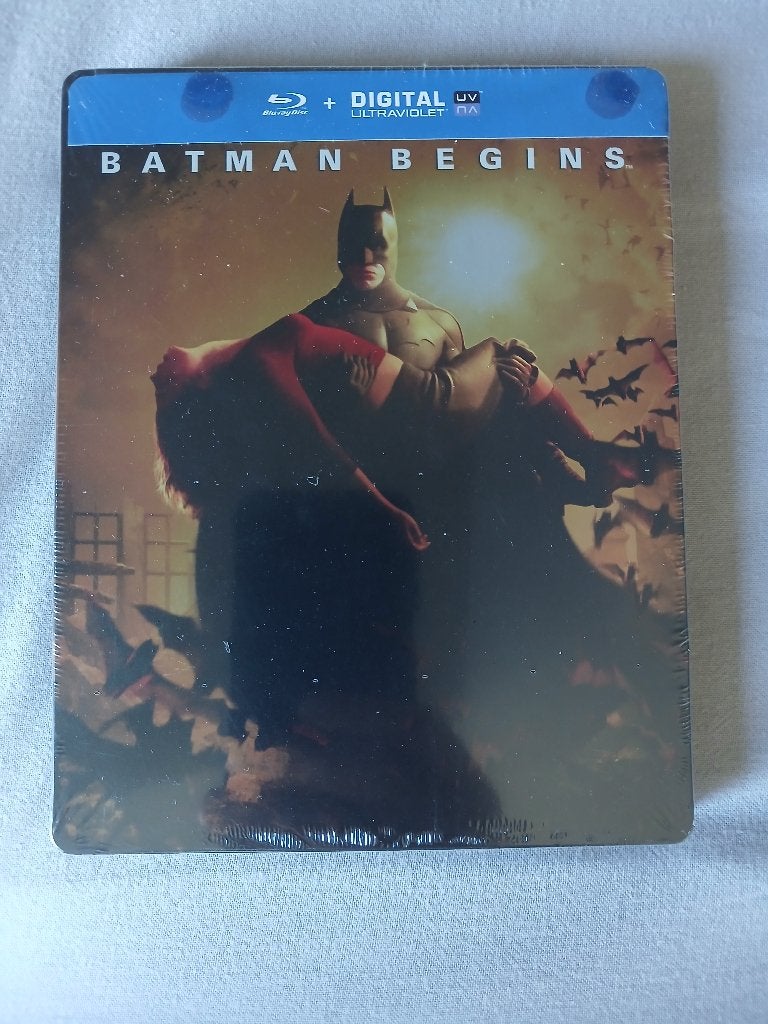 BATMAN BEGIN STEELBOOK, CD & DVD, Enlèvement ou Envoi, Neuf, dans son emballage, Blu-ray
