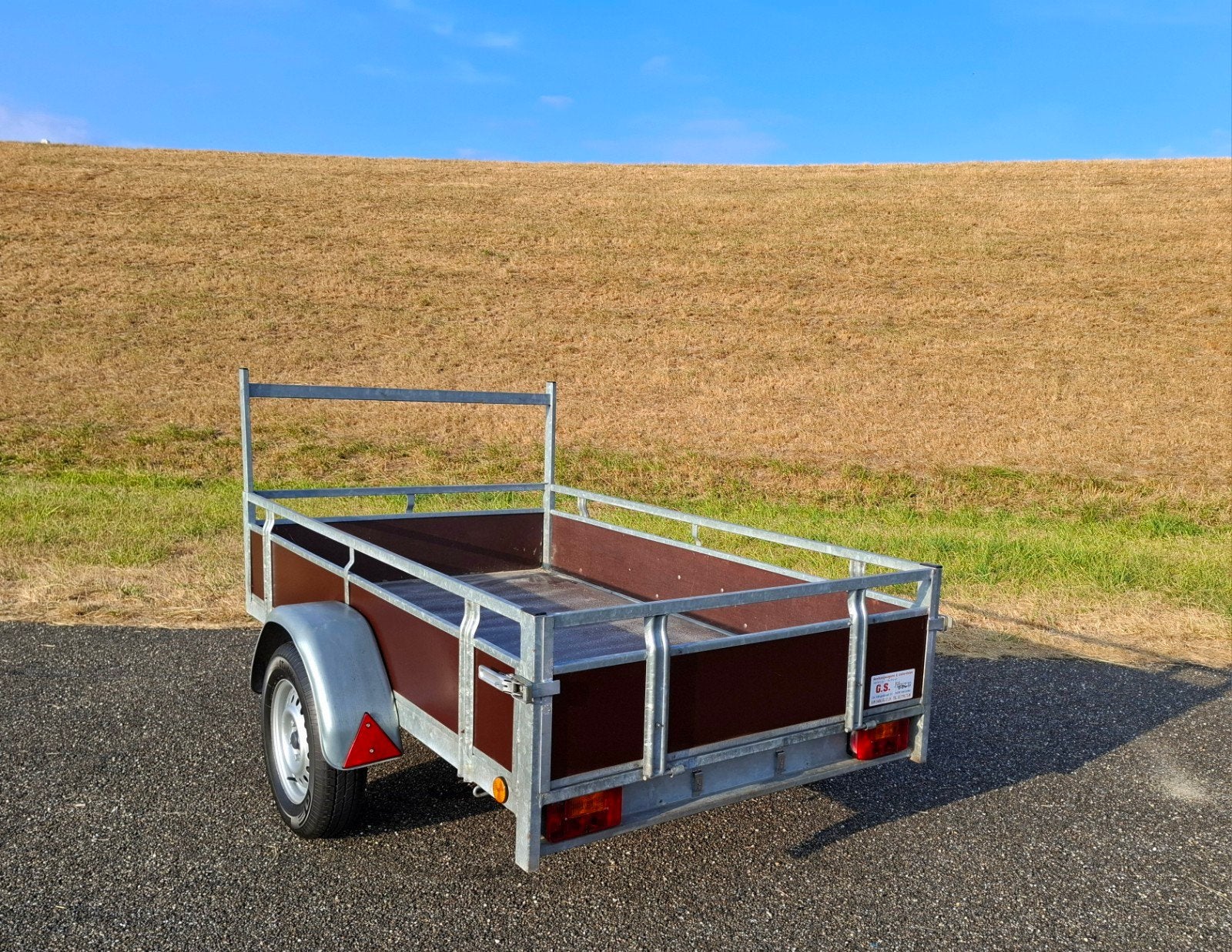 Mooie aanhangwagen 225x130cm aanhangwagen  remork, Auto diversen, Aanhangers en Bagagewagens, Ophalen