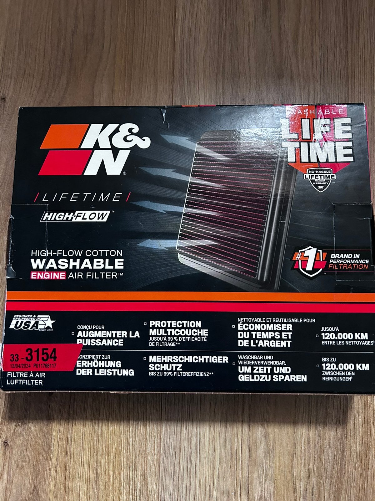Toyota hybride K&N filter, Auto diversen, Auto-accessoires, Ophalen, Zo goed als nieuw