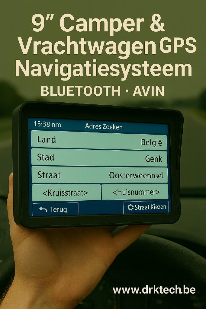 GPS 9” Camper CarPlay Bluetooth Europe Pare-soleil DRK900C, Neuf, Info@drktech.be, Enlèvement ou Envoi, Oosterwennel 35 Genk