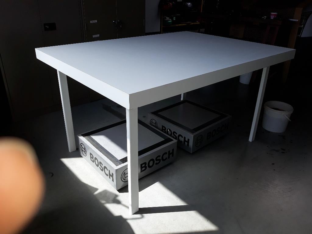 Werktafel, Doe-het-zelf en Bouw, Werkbanken, Ophalen, Gebruikt, 120 tot 170 cm