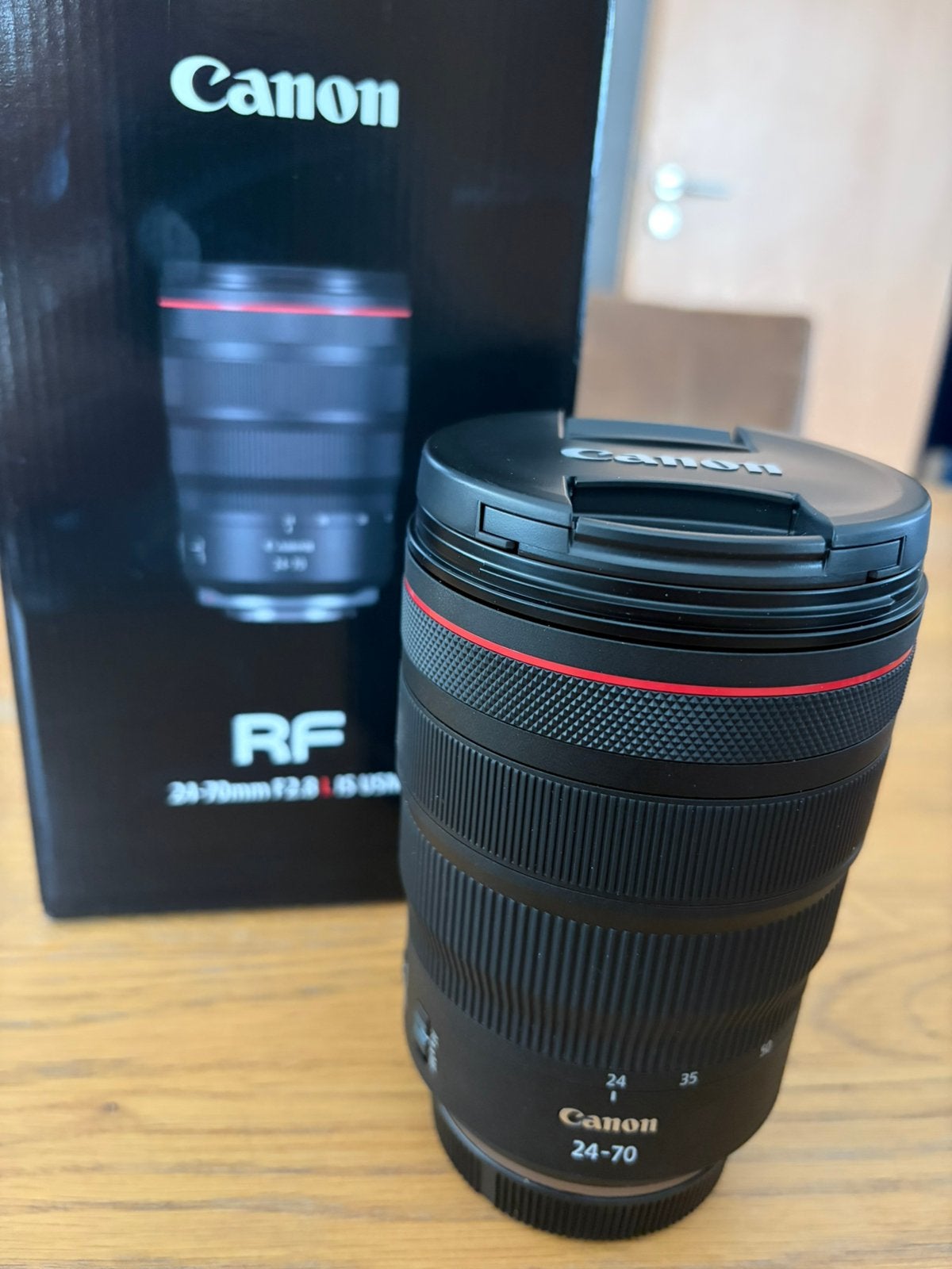 Canon RF 24-70mm F2.8 IS USM garantie tot 2031, Ophalen of Verzenden, Zo goed als nieuw, Canon, Canon RF