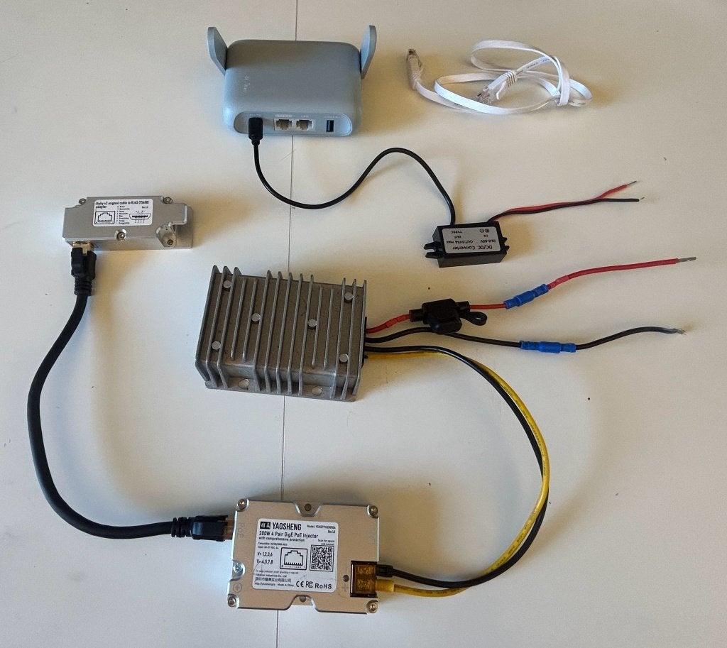 Kit pour antenne Starlink pour bateau, caravane ou van, Ophalen, Zo goed als nieuw