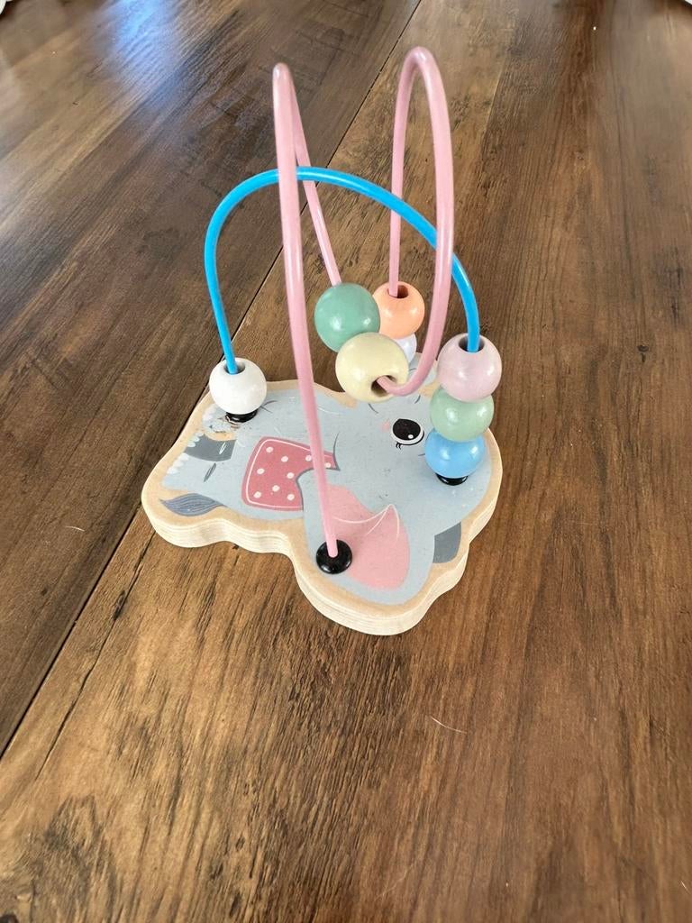 Houten kralen, Kinderen en Baby's, Ophalen, Zo goed als nieuw