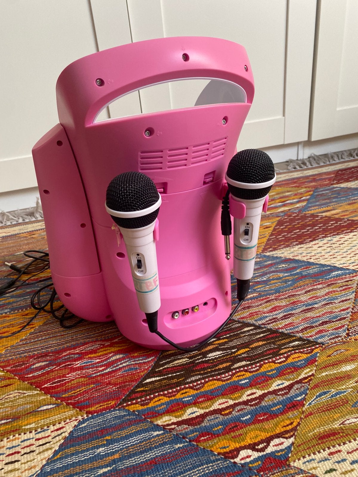 Roze karaokeradio voor kinderen, Audio, Tv en Foto, Karaoke-apparatuur, Ophalen of Verzenden, Zo goed als nieuw