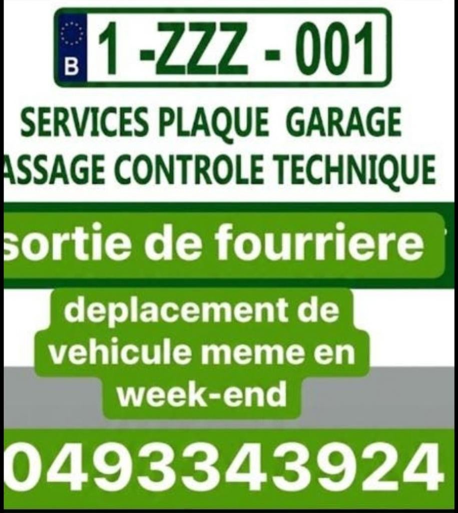 Location de plaques Z, Enlèvement ou Envoi