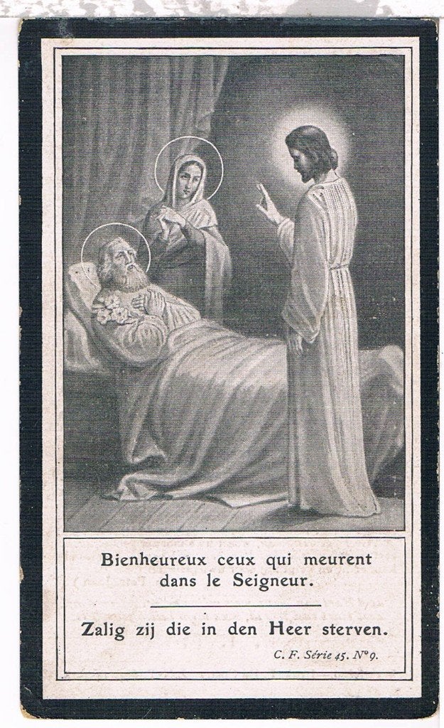 Bp. Baeten Maria. ° Tongerloo 1842 † Tongerloo 1918, Enlèvement ou Envoi, Image pieuse