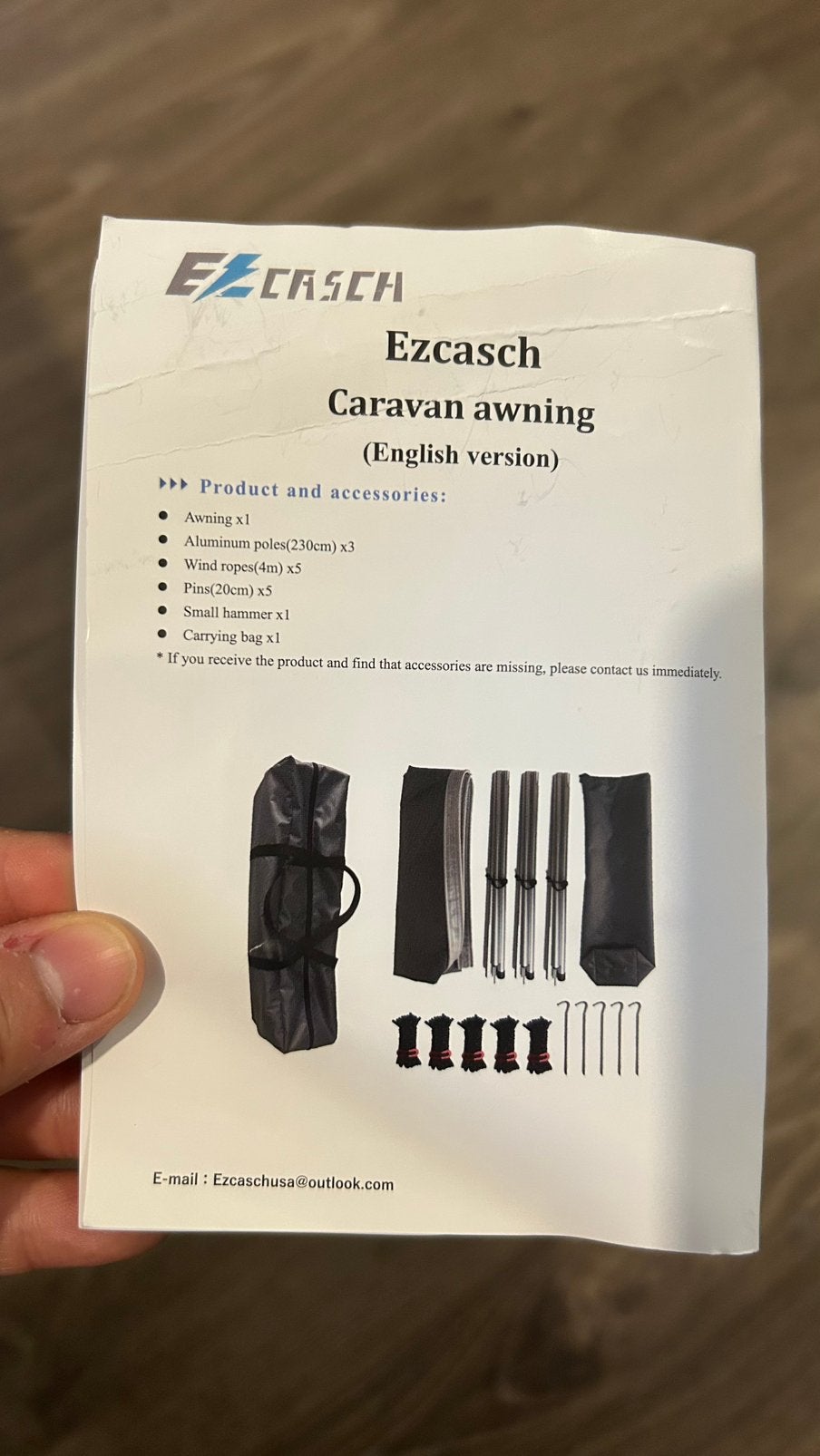 een zonneluifel of schaduwdoek voor een camper of caravan, Caravans en Kamperen, Ophalen, Zo goed als nieuw