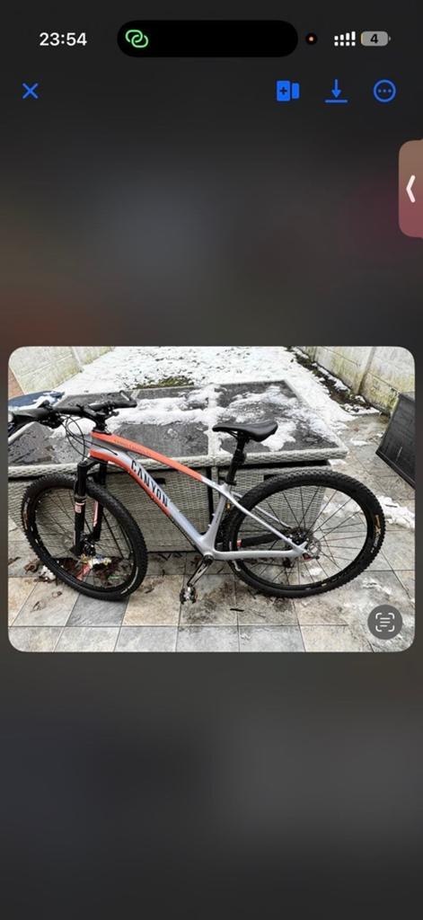 Canyon Full carbon mtb eventueel ruilen tegen deftige step, Fietsen en Brommers, Ophalen of Verzenden