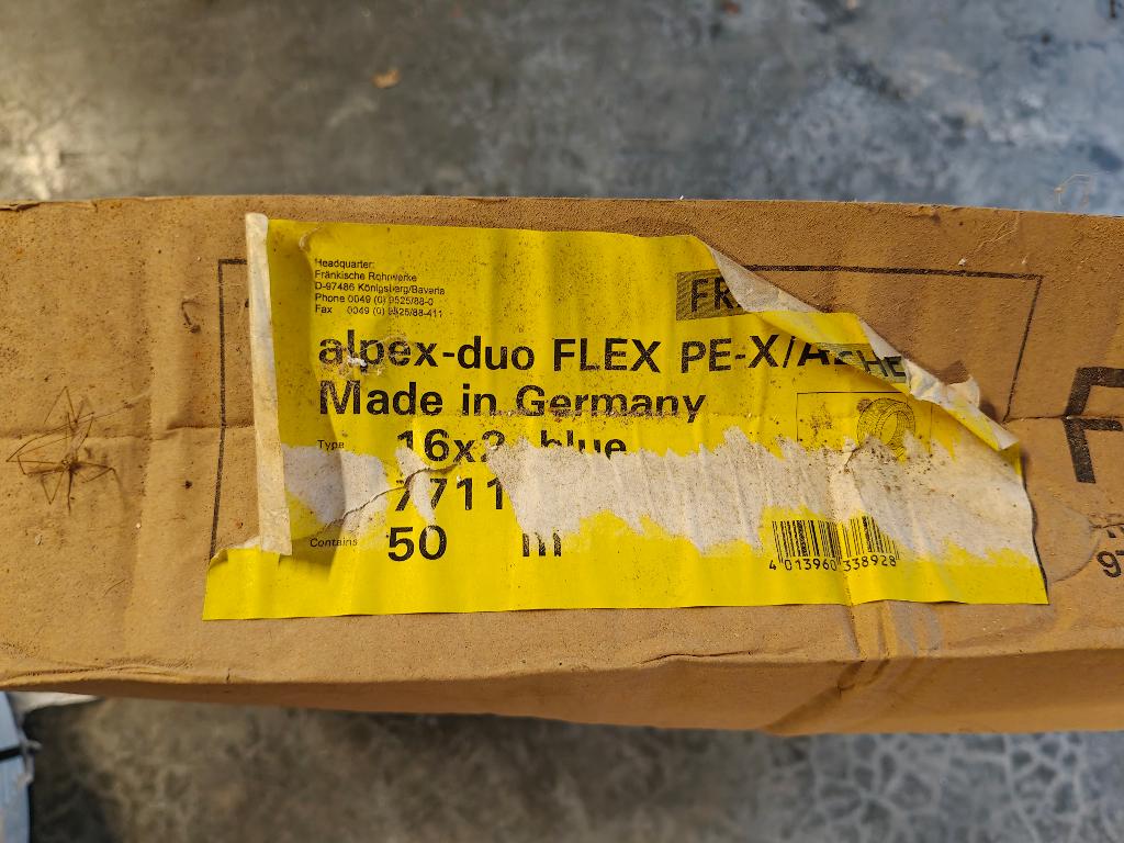 Alpex Duo Flex - 16mm - Blauw 50m, Ophalen, Zo goed als nieuw