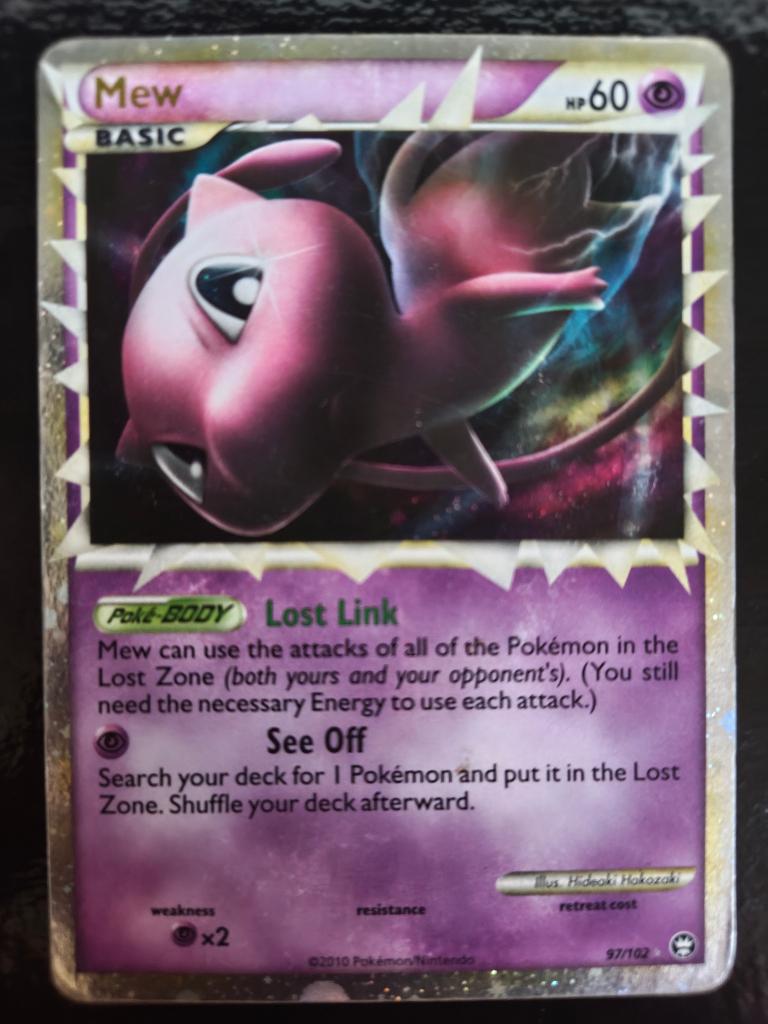 MAG SNEL WEG - Mew Prime - Triumphant #97/102 - Pokémon, Ophalen, Gebruikt, Losse kaart, Foil