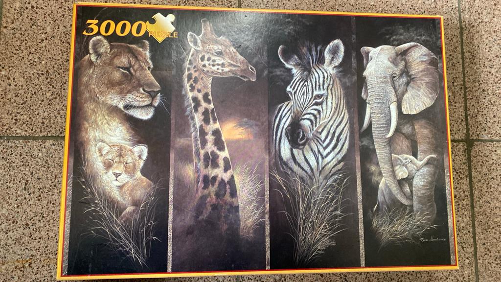 Puzzel africa 3000 stukken, Ophalen, Meer dan 1500 stukjes, Nieuw, Legpuzzel