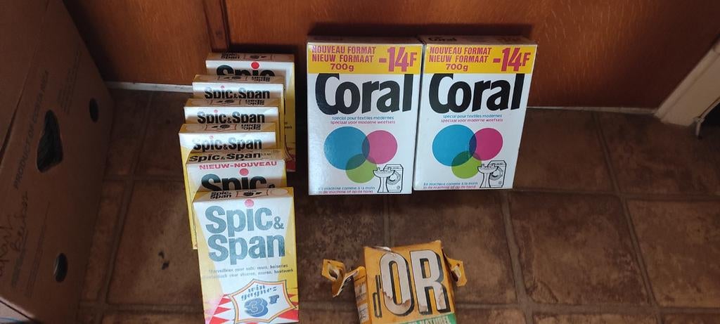 Spic en Span 6 pakken + Coral 2 pakken + d'Or( geopend ), Ophalen of Verzenden