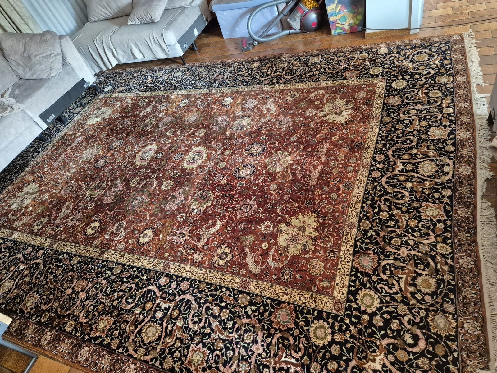Perzisch tapijt, Ophalen, Perzisch, 200 cm of meer, Zo goed als nieuw