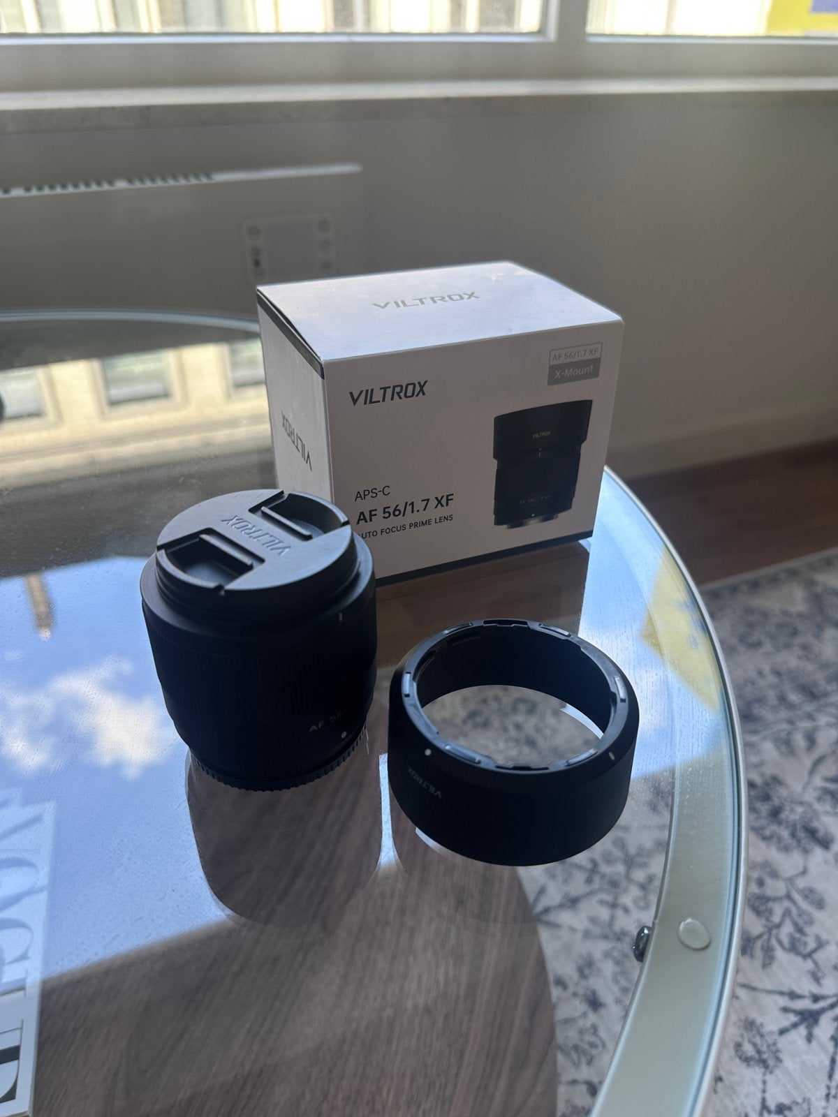 Viltrox AF 56mm F1.7 for Fujifilm and diffusion filter, Fujifilm, Autofocus, Comme neuf, Enlèvement