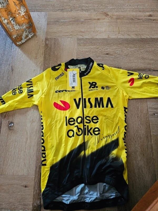 Wielershirt Jonas Vingegaard gesigneerd, Ophalen of Verzenden, Nieuw, Kleding